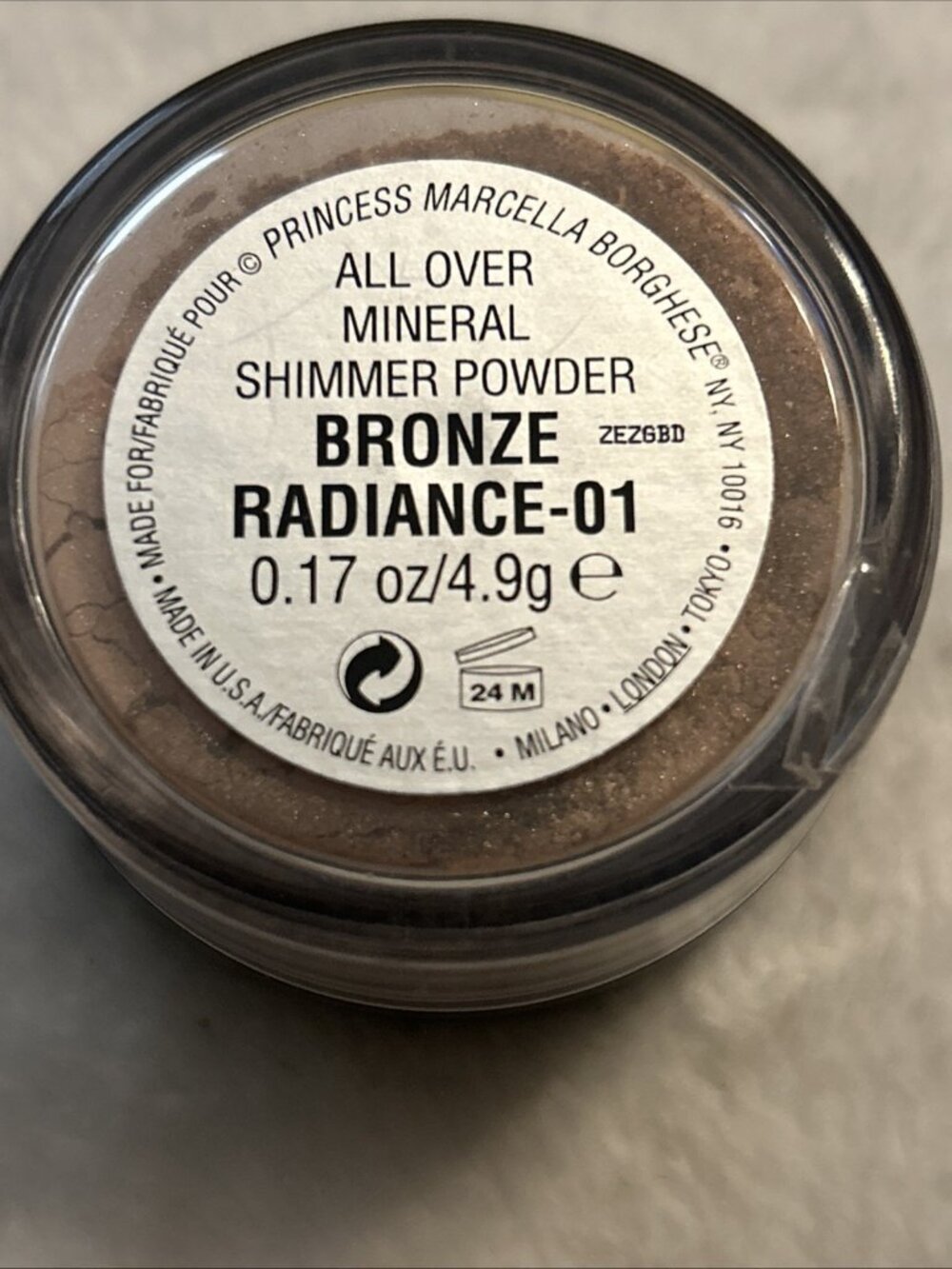PRINCESS MARCELLA BORGHESE Bronze Radiance-01 Shimmer Powder 0.17 oz. New ITALY